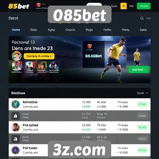 085bet plataforma de apostas em crescimento