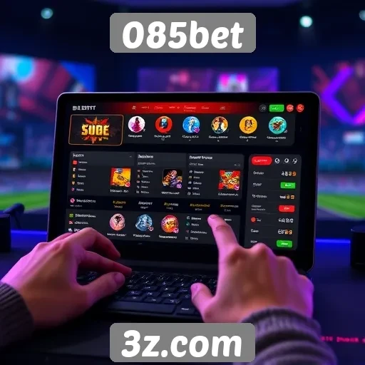 Análise da interface e usabilidade do 085bet