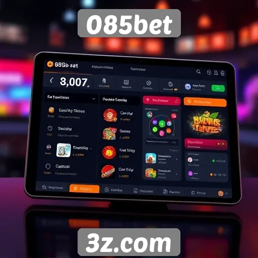 Interface do usuário do 085bet é otimizada